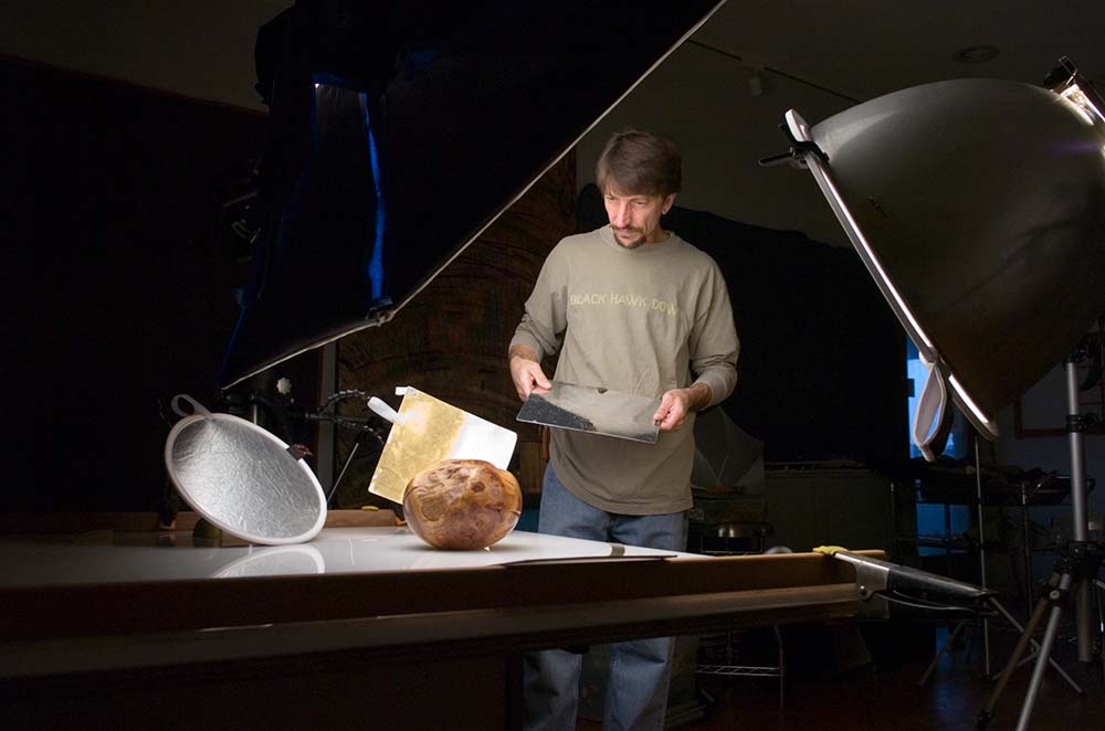 Table top photography at Lindquist Studios 2005
